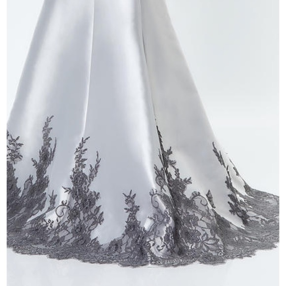 Brand new Montage by Mon Cheri Mikado trumpet strapless Gown - Picture 7 of 12